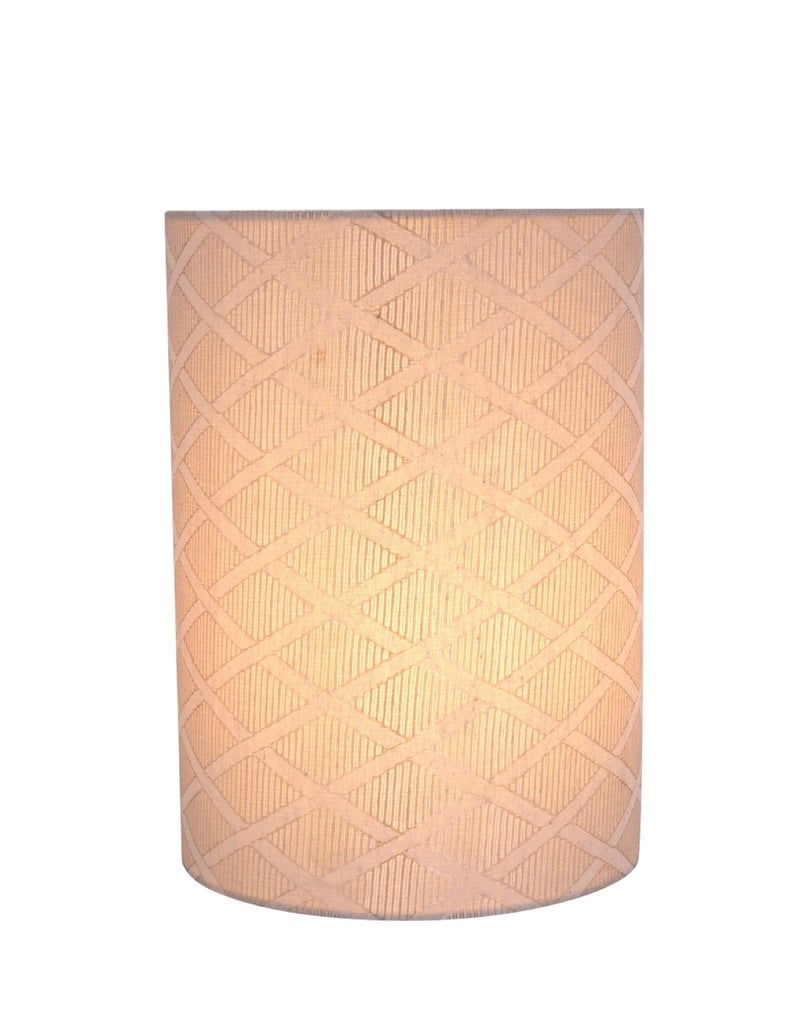 Aspen Creative 31262 Transitional Drum (Cylinder) Shaped Spider Construction Lamp Shade in Tan, 8" wide (8" x 8" x 11") - Image 3